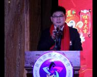 驻马店市青年商会秘书长刘振江代表青年商会做2015年工作报告