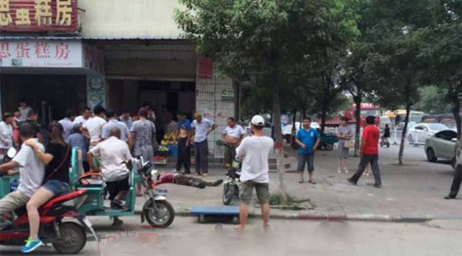 突发！今天下午确山县发生一起持刀伤人事件！而起因仅仅是这件小事！