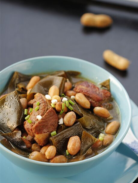 海带花生烧排骨的做法--驻马店新闻--驻马店广