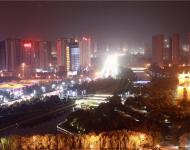 农洽会期间驻马店的夜晚