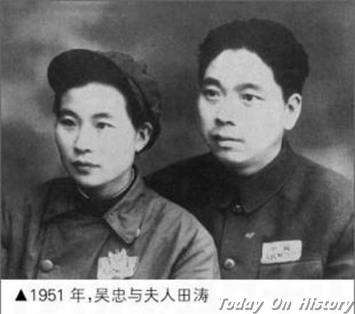 吴忠将军简历 吴忠死于车祸怎么回事?