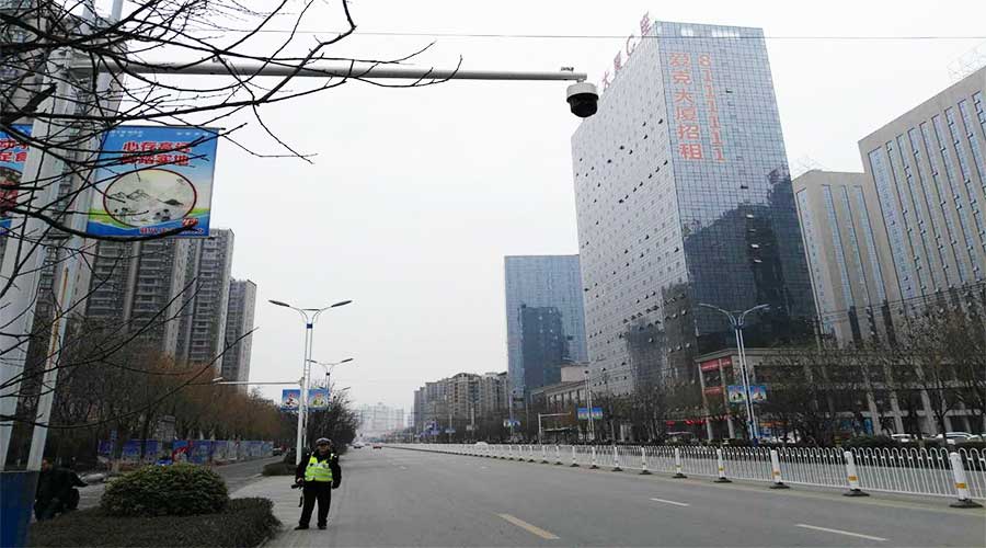 360°旋转摄像头，大驻马这90个“电子警察”已上岗！