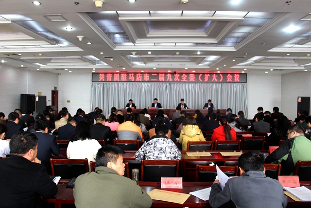 共青团驻马店市二届九次全委（扩大）会议召开