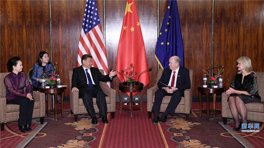 访问芬兰并赴美国举行中美元首会晤精彩回放-