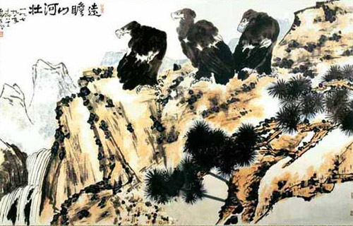 李苦禅擅长画什么?齐白石弟子画家李苦禅--驻