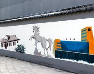 一幅图向我们展示驻马店市的历史变迁，使群众更直观地了解到驻马店市的发展。