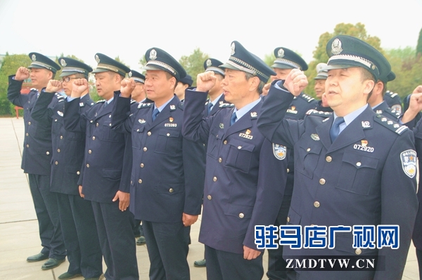 金桥派出所开展“缅怀革命先烈,重温入党誓词”主题活动