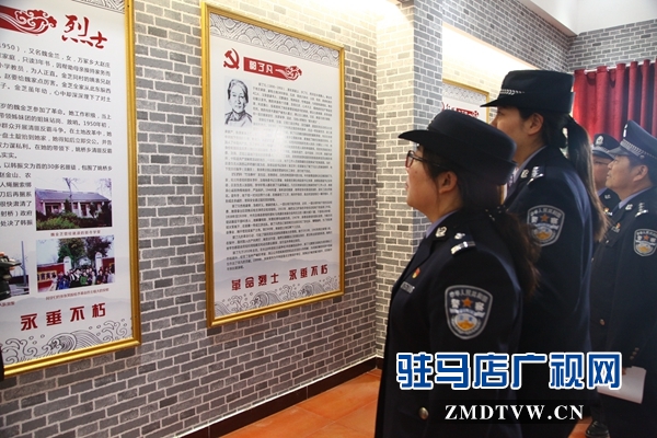 平舆县公安局组织开展祭奠革命英烈活动