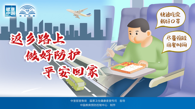 返乡路上 做好防护 平安回家