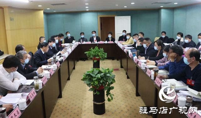 驻马店市政协委员分组讨论政协常委会工作报告和提案工作报告