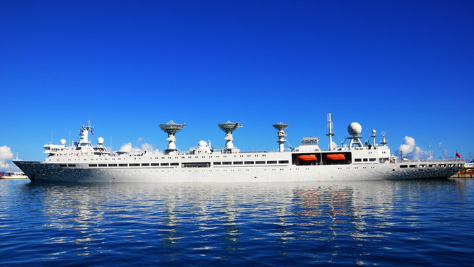 飞天圆梦丨奋进在航天强国的金色航道上——记中国航天“远望6号”测量船 