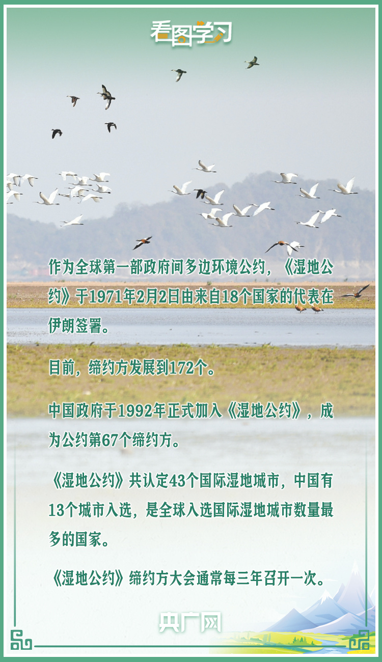  看图学习丨让湿地公园成为人民群众共享的绿色空间