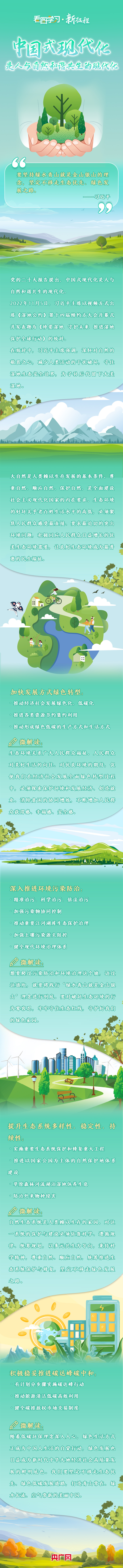 看图学习·新征程丨中国式现代化是人与自然和谐共生的现代化