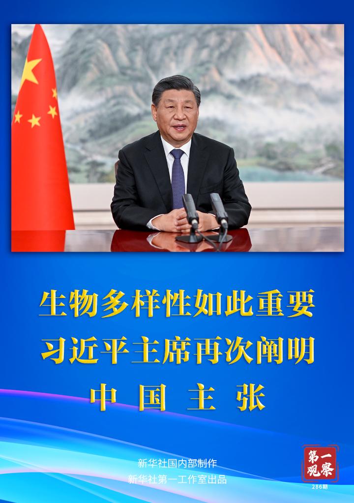 第一观察|生物多样性如此重要,习近平主席再次阐明中国主张