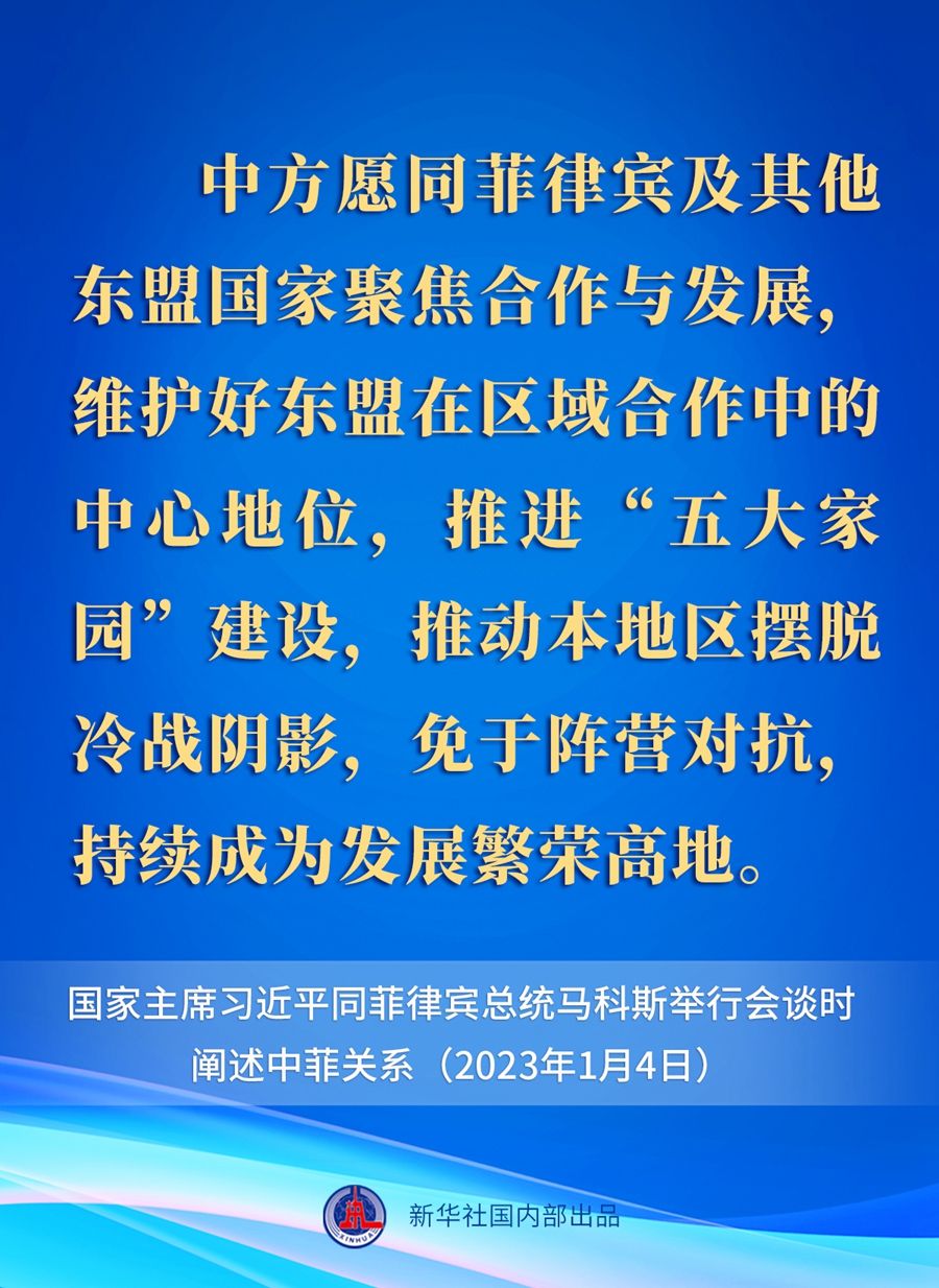 要点速览丨新年首场外事活动，习近平主席这样阐述中菲关系 