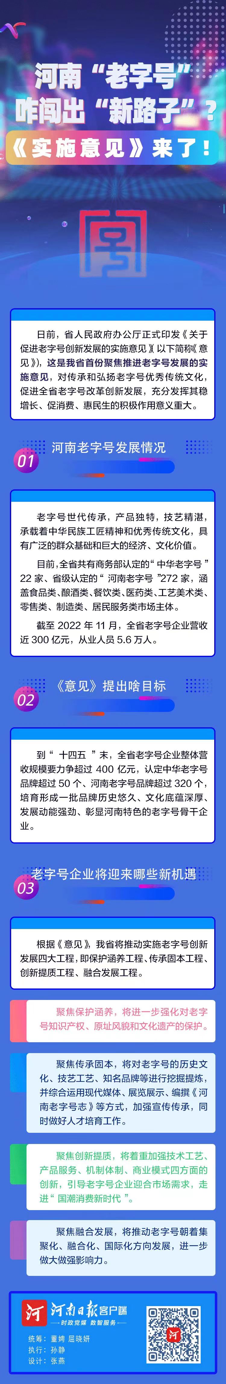 图说丨河南“老字号”咋闯出“新路子”？《实施意见》来了！