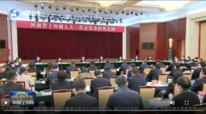 【视频】王凯参加洛阳代表团审议