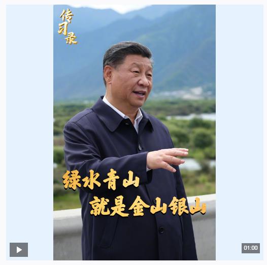 传习录丨绿水青山就是金山银山