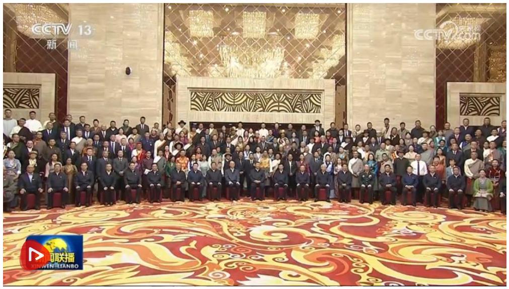 习近平接见西藏各族各界代表