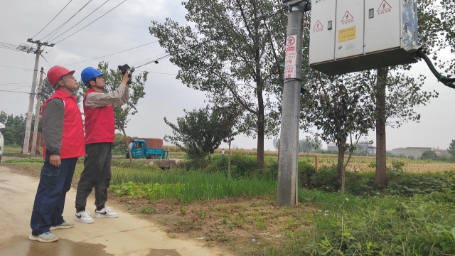 国网上蔡县供电公司：金秋助农电力足