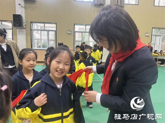  强国复兴有我 争当新时代好少年—驻马店市第三十三小学新队员队前考核