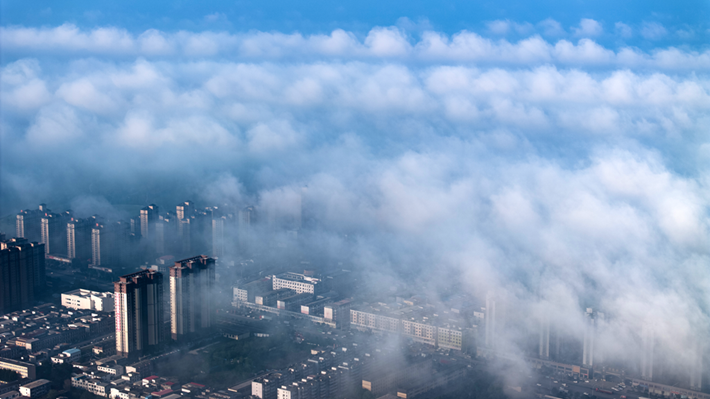县区动态｜平流雾奇观宛若仙境