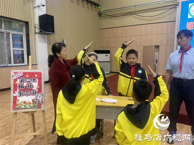  强国复兴有我 争当新时代好少年—驻马店市第三十三小学新队员队前考核