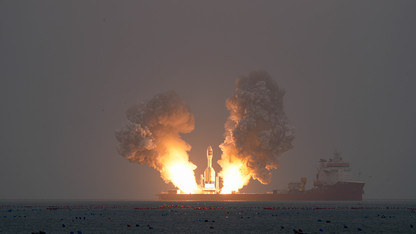 引力一号遥二运载火箭发射成功