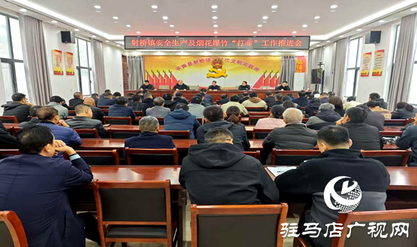 平舆县射桥镇：开展烟花爆竹“打非”推进会 筑牢经营场所安全防线