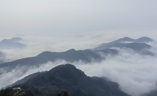 【大美天中】深秋雾漫老乐山 云海翻涌绘仙境