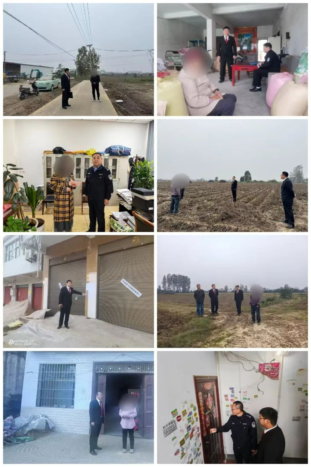 正阳法院周六开展“秋收”专项执行行动