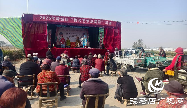 驿城区：舞台艺术送基层 戏曲演出点亮乡村文化生活