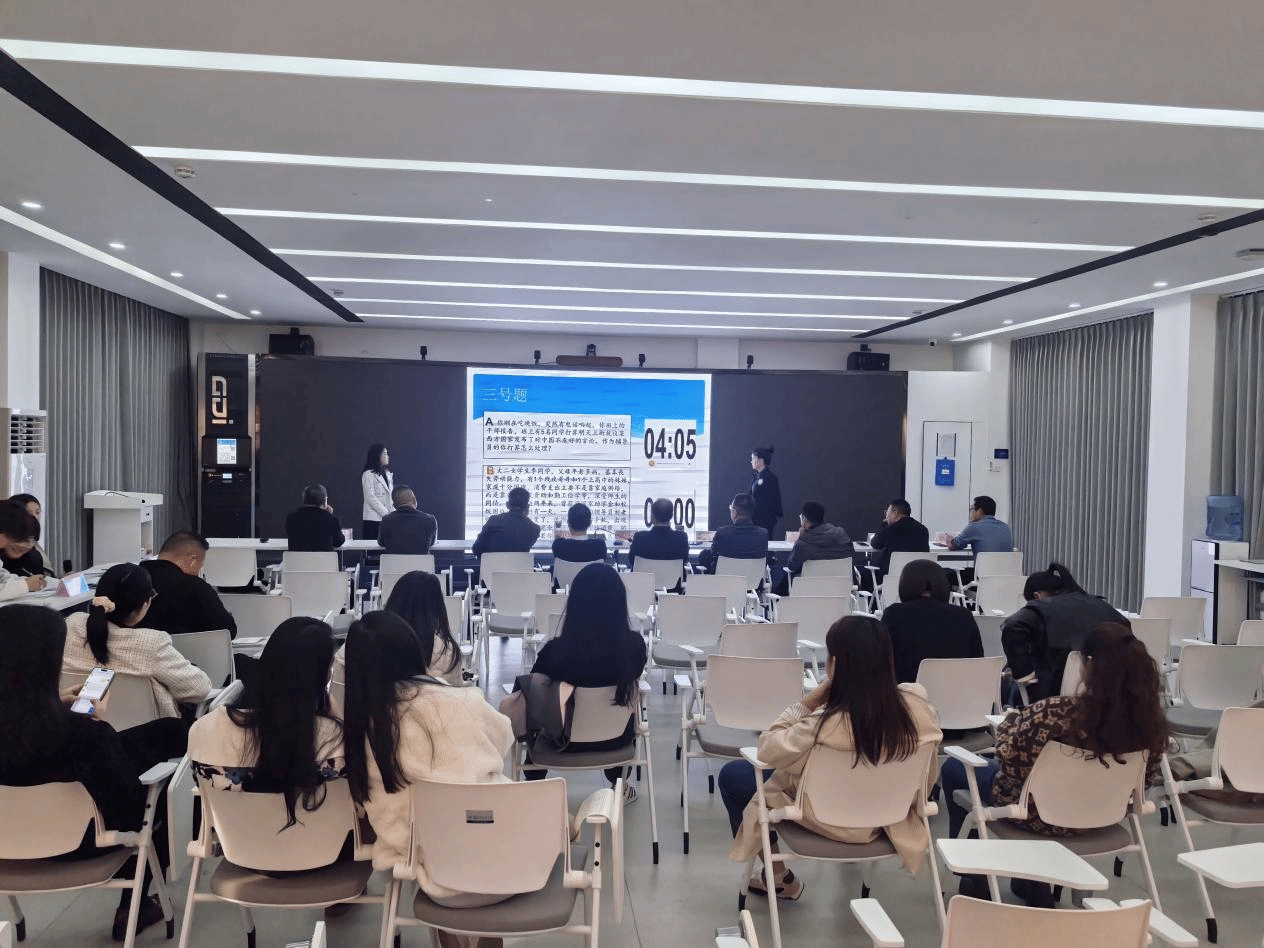  驻马店职业技术学院举办第八届辅导员素质能力大赛之案例分析比赛