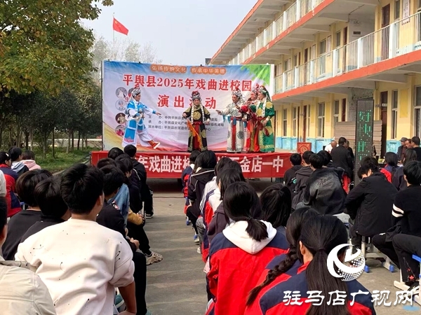 平舆县万金店镇开展戏曲进校园活动