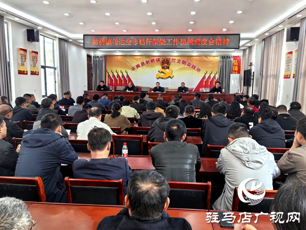 平舆县射桥镇：迅速传达禁烧调度精神 多点发力筑牢防火防线