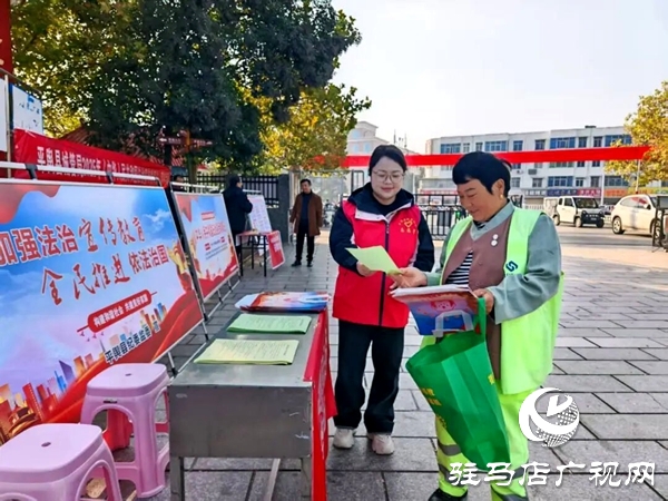 平舆县纪委监委积极开展《中华人民共和国法治宣传教育法》集中宣传活动