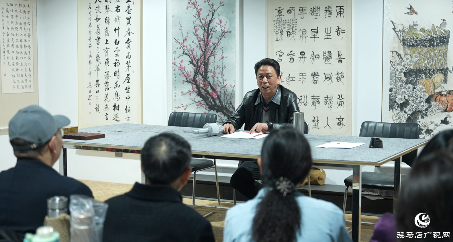 驻马店市书画研究院郑板桥画派书画公益大课堂正式开班