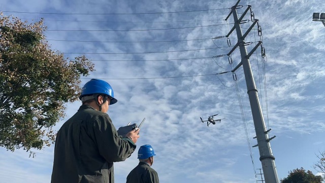 国网新蔡县供电公司：无人机特巡赋能 筑牢迎峰度冬安全防线