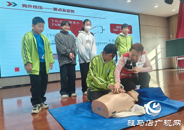 开发区红十字会开展生命教育进校园活动