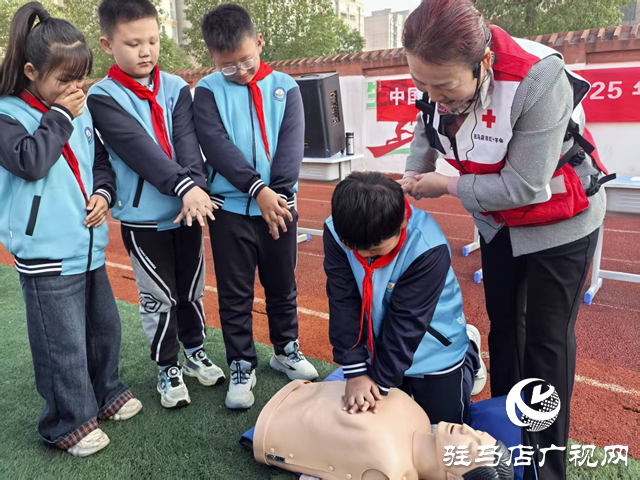 “红十字生命教育校园健康守护”行动走进驻马店市第三十八小学
