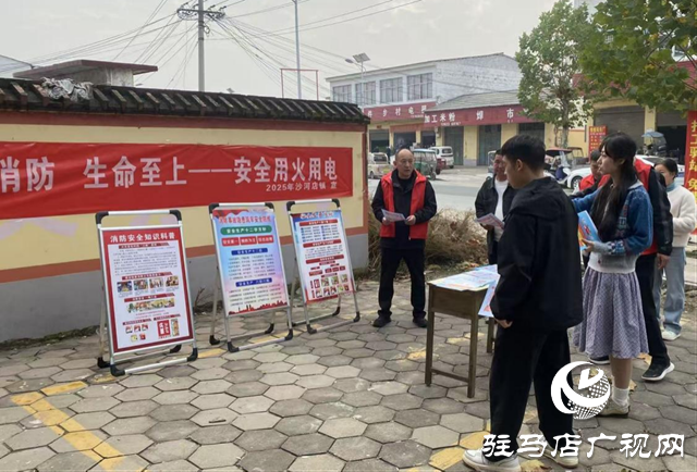 驿城区沙河店镇：消防宣传进万家 安全知识守护你我他