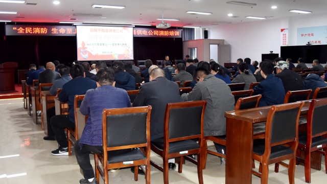 国网平舆县供电公司:开展消防培训 筑牢安全防线