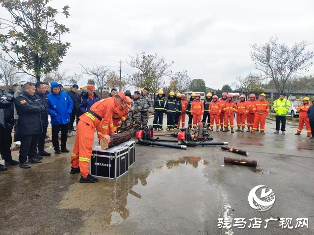 国家消防救援局河南机动队伍到泌阳县开展“送教下基层”活动