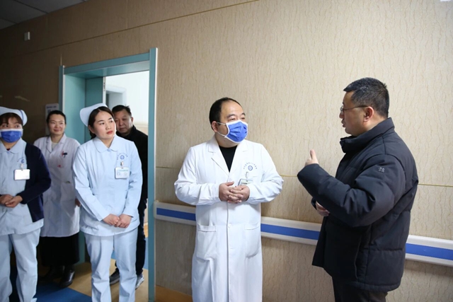 市卫健委一行莅临驻马店市第一人民医院调研指导医养结合工作