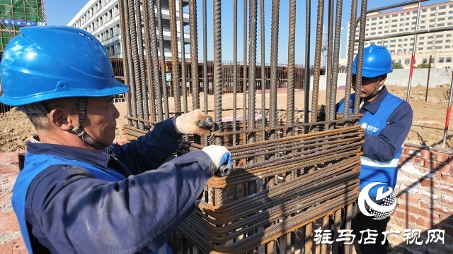 驻马店市区顺河110KV变电站正在加快建设