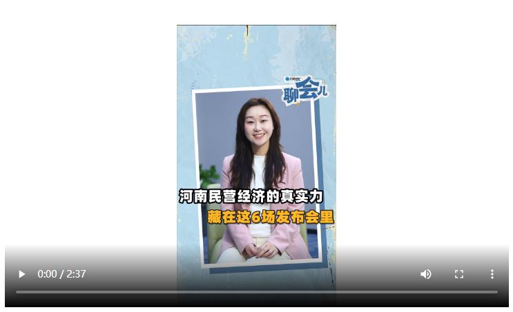 河南民营经济的真实力，藏在这6场发布会里丨聊会儿