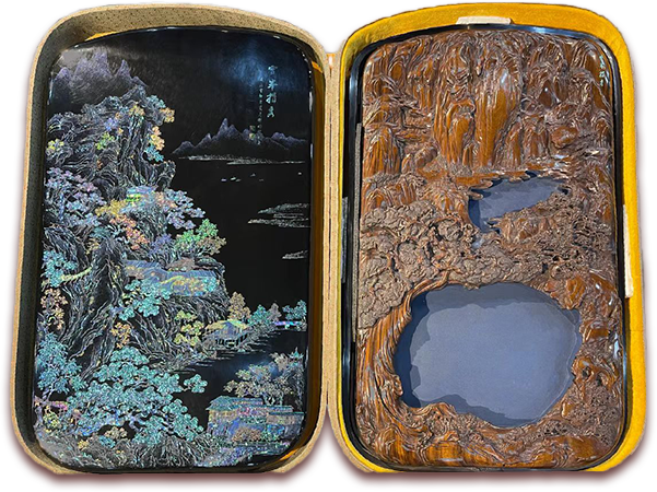 每日文物丨这块螺钿插屏，定格了陶渊明的悠然一刻