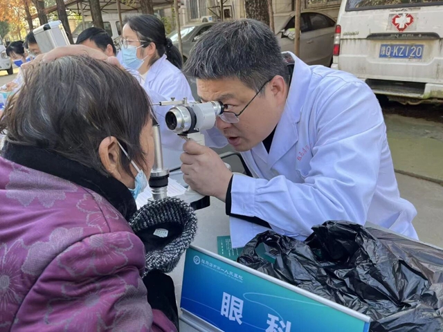 驻马店市第一人民医院送医下乡走进朱古洞乡卫生院