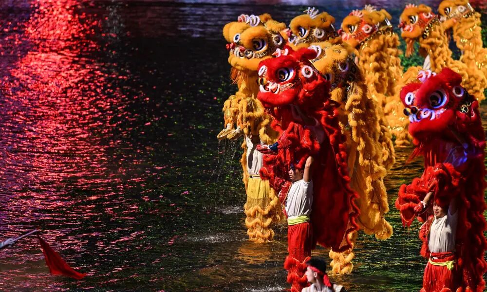 来,找一找全运会上的传统文化元素