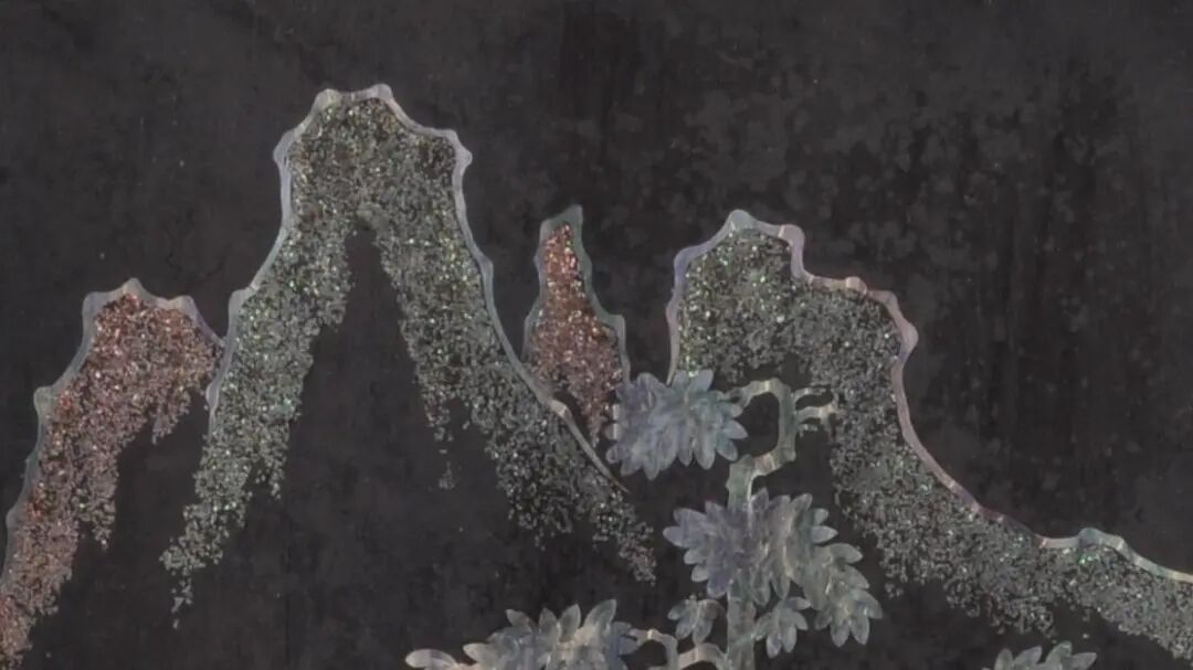 每日文物丨这块螺钿插屏，定格了陶渊明的悠然一刻